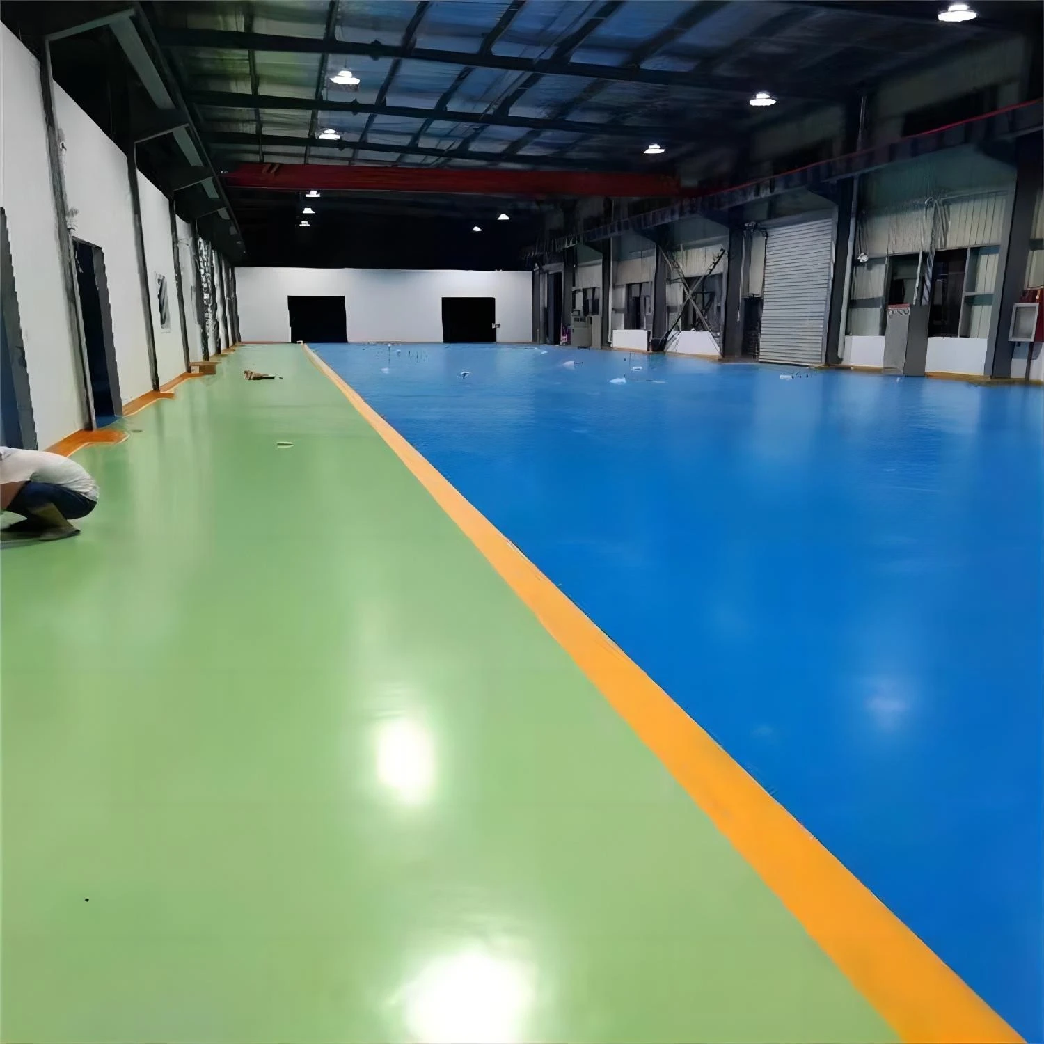 Epoxy floor paint